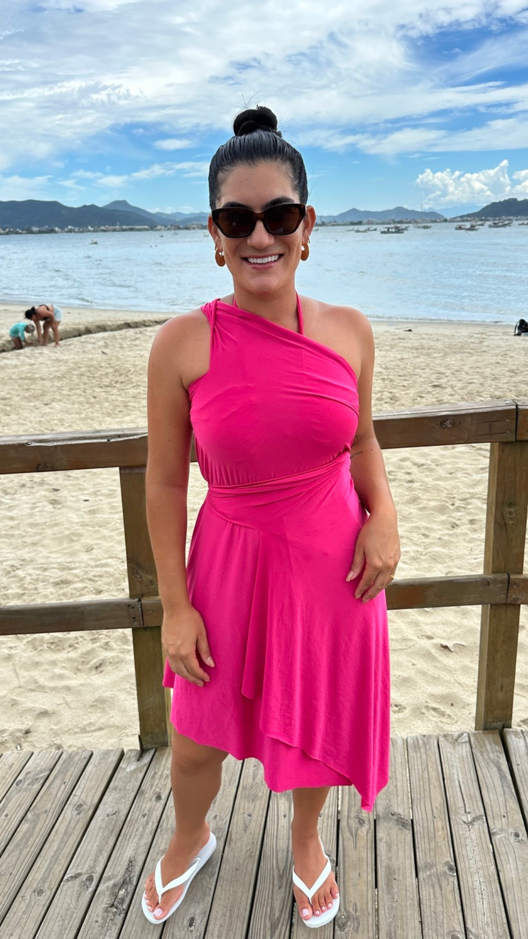 Saída de Praia Curta Rosa Pink