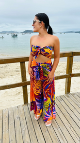 Conjunto Calça + Top Estampado