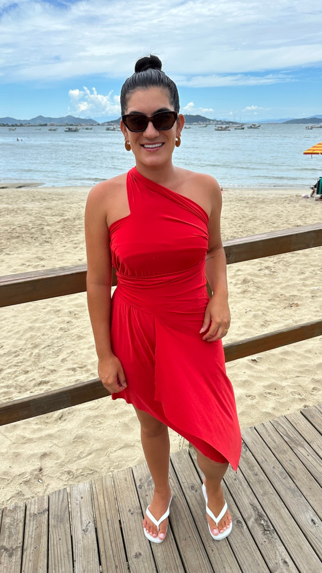 Saída de Praia Curta Vermelho