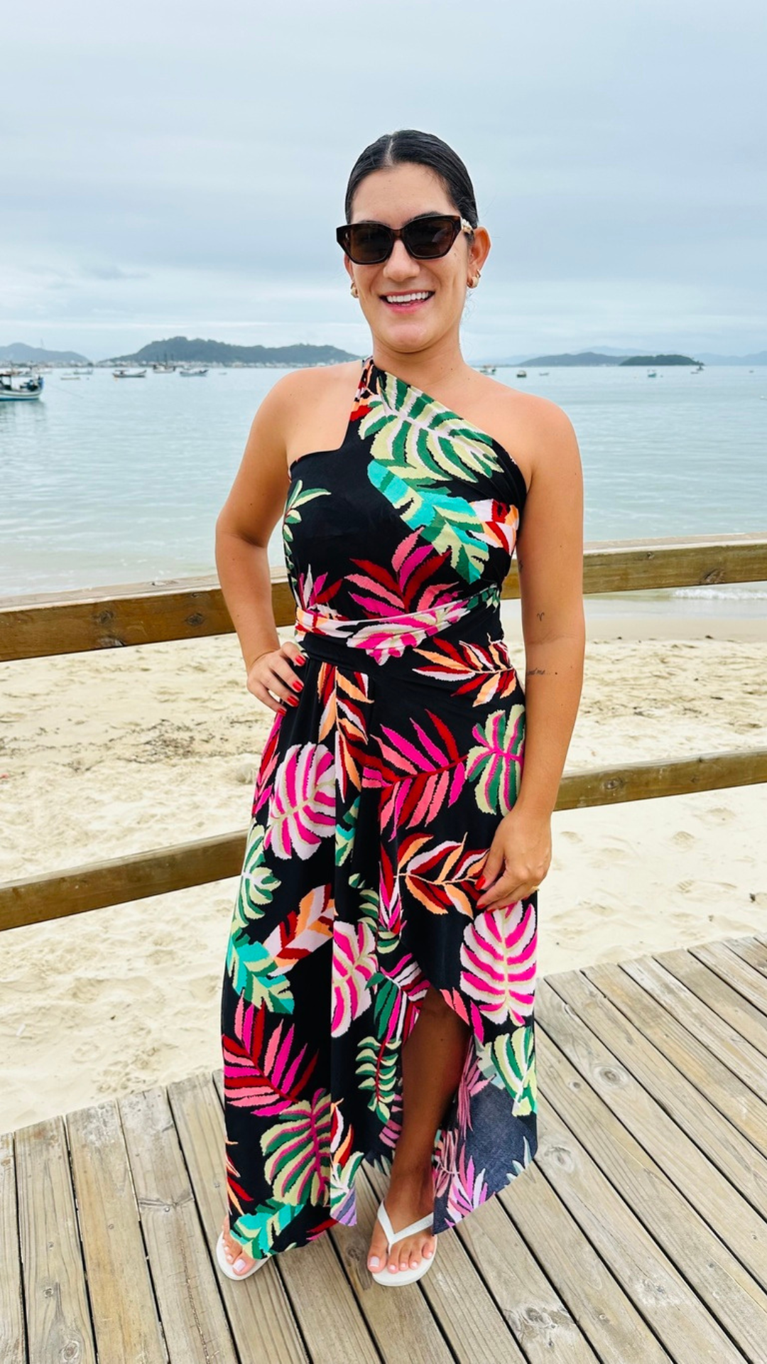 Conjunto Saída Longa + Top Estampado