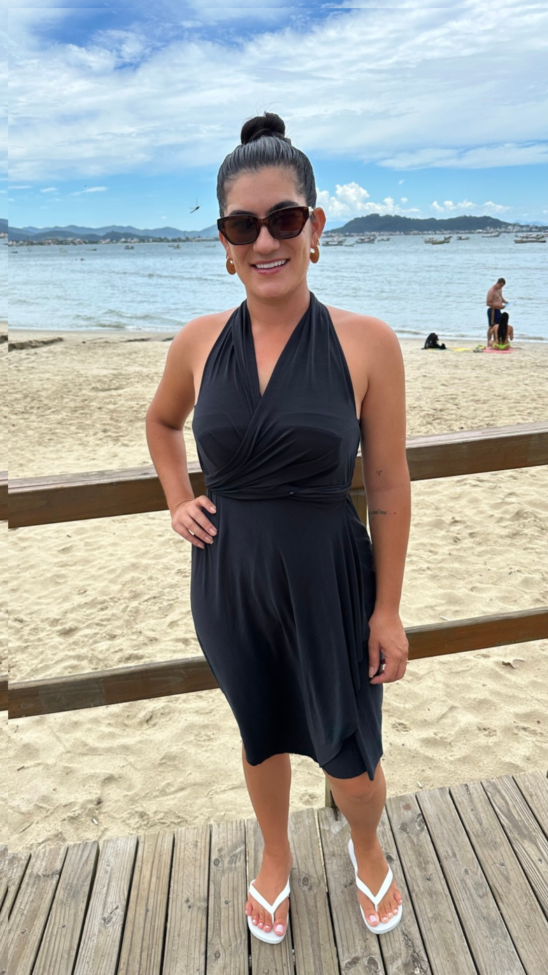 Conjunto Saída Curta + Top Preto