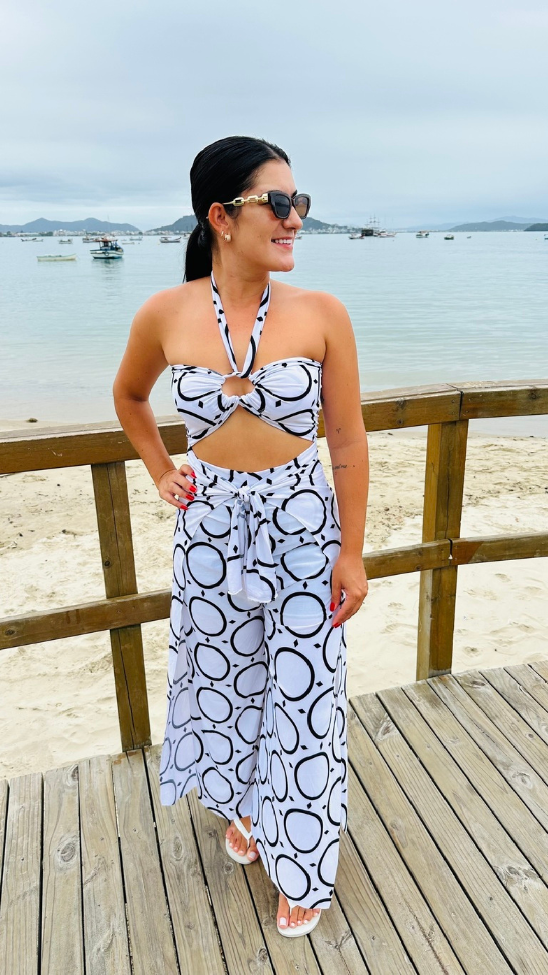 Conjunto Calça + Top Estampado