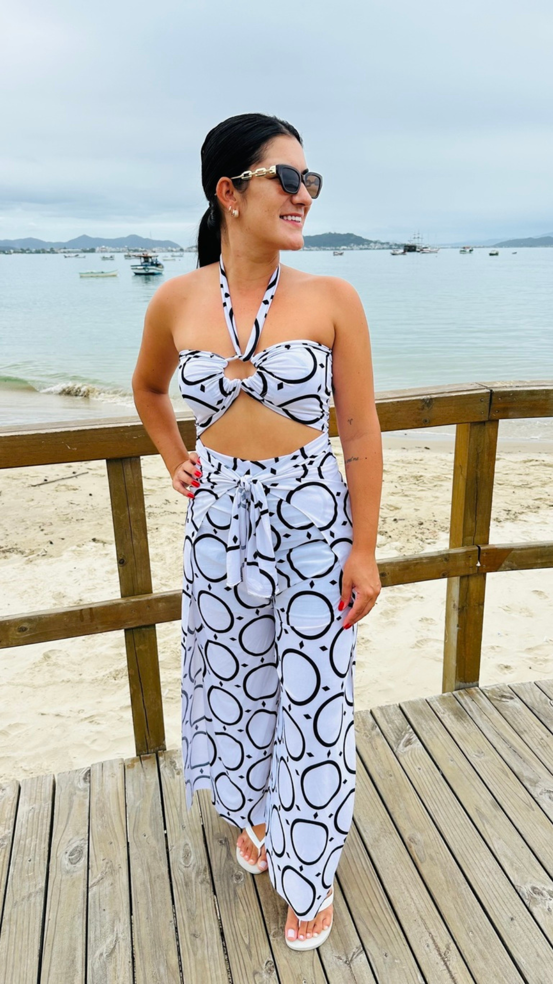 Conjunto Calça + Top Estampado
