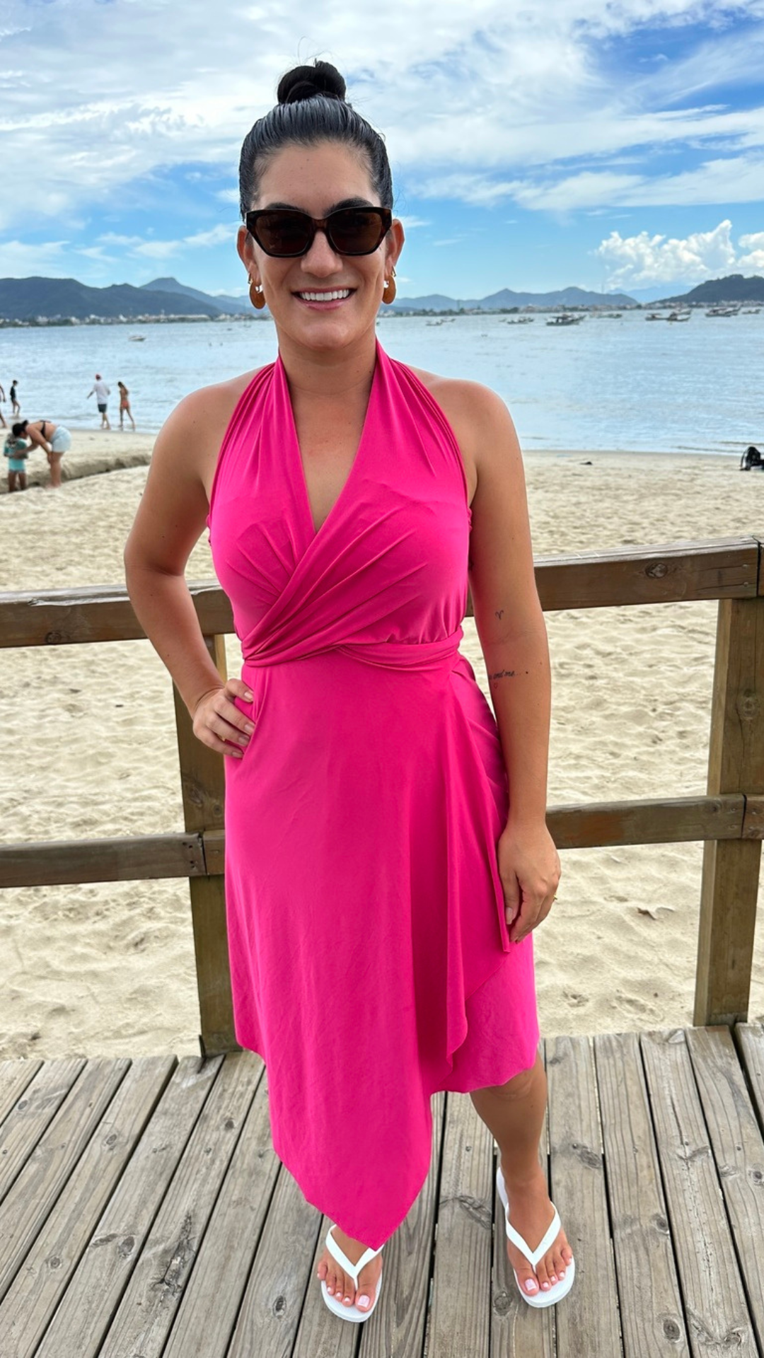 Saída de Praia Curta Rosa Pink
