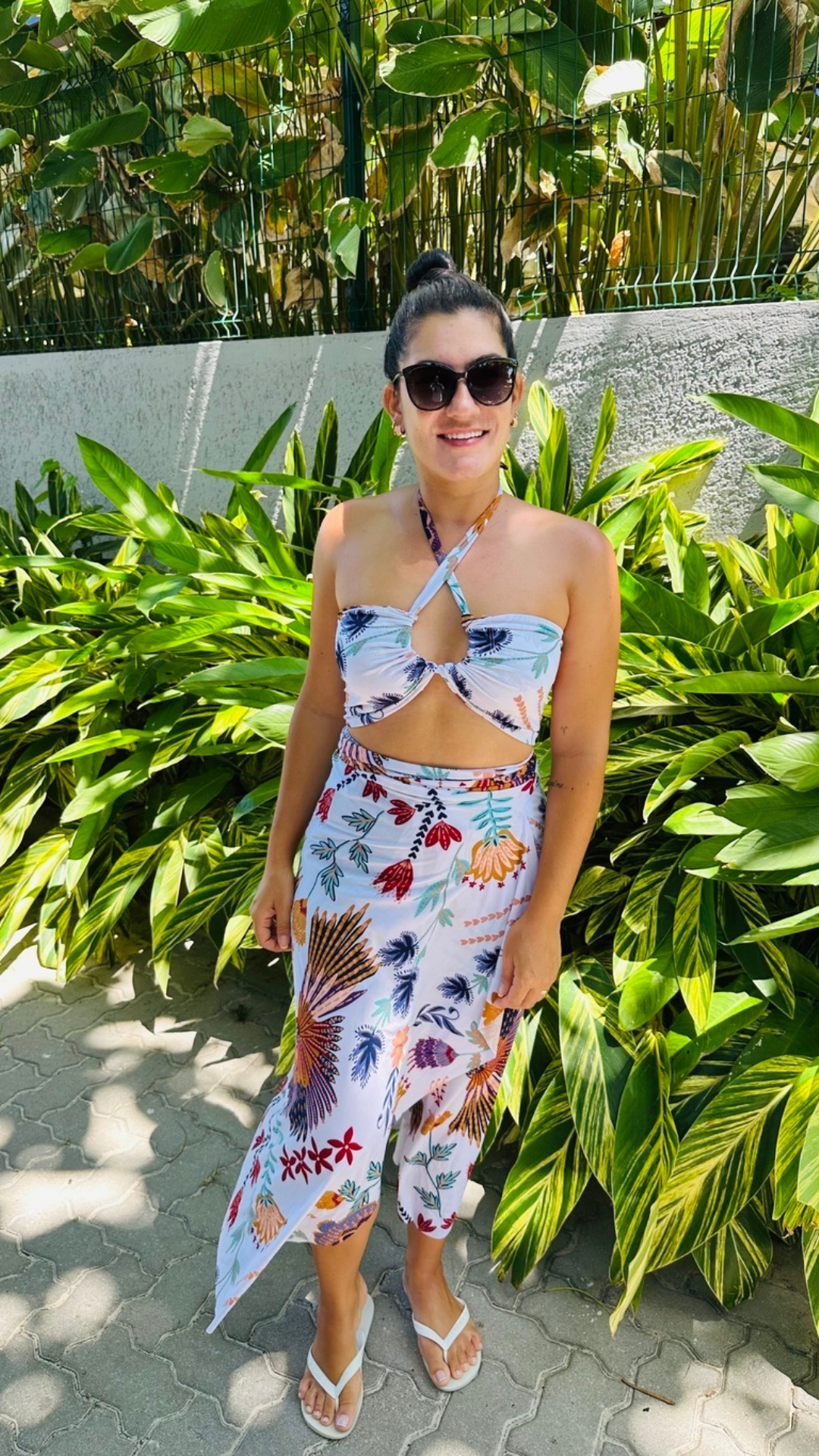 Conjunto Saída Curta + Top Estampados