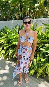 Conjunto Saída Curta + Top Estampados