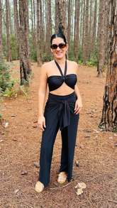Conjunto Calça + Top Preto