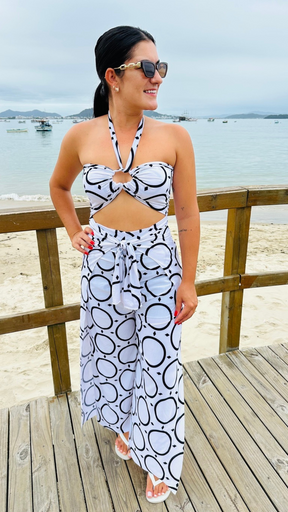 Conjunto Calça + Top Estampado