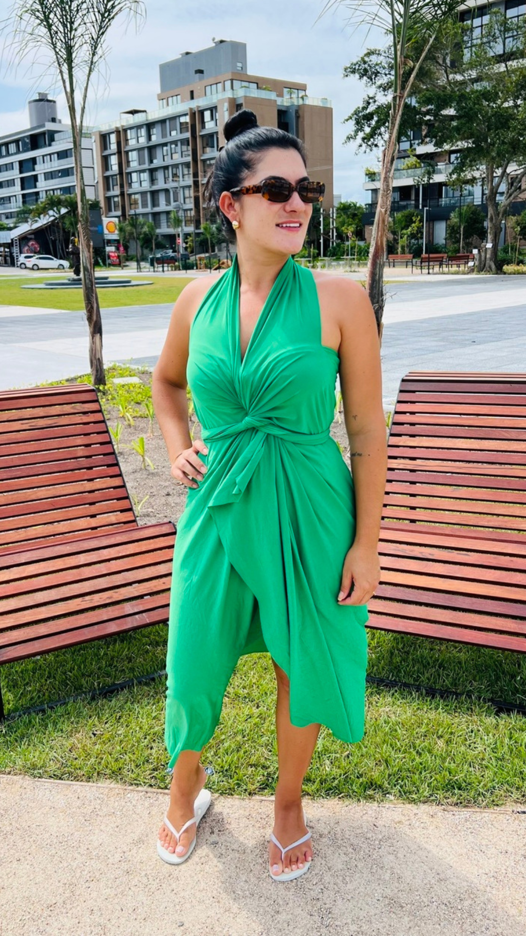 Saída de Praia Mídi Verde Bandeira