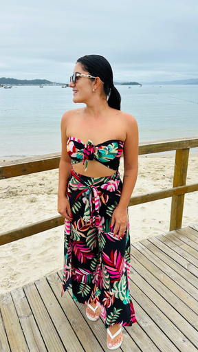 Conjunto Calça + Top Estampado